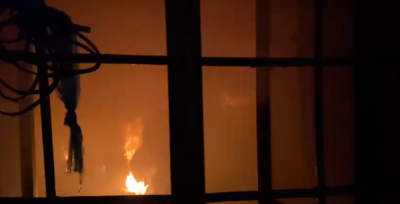 Urfa'da mesken yangını