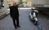 Urfa'da motosiklet hırsızı vicdanlı çıktı