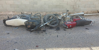 Urfa'da motosiklet kazası, 2 yaralı