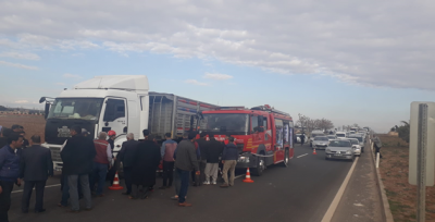 Urfa'da  Motosiklet Tırın Altına Girdi, 1 Ölü