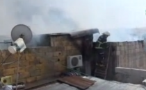 Urfa'da odun yangını korkuttu