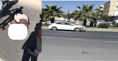 Urfa'da Otomobil Yayaya Çarptı, 1 Yaralı