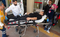 Urfa'da polis motorize ekipleri kaza yaptı