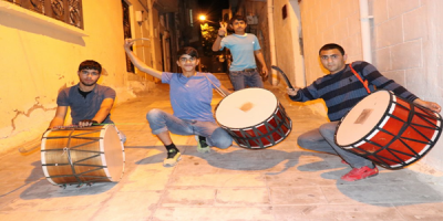 Urfa'da Ramazan Davulcuları İş Başında