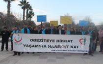 Urfa'da sağlık yaşam yürüyüşü