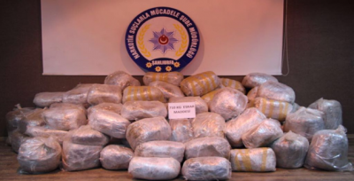 Urfa'da saman çuvallarında uyuşturucu ele geçirildi