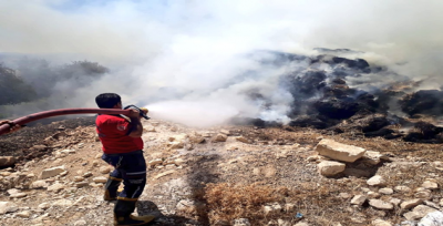 Urfa'da Samanlar Kül Oldu