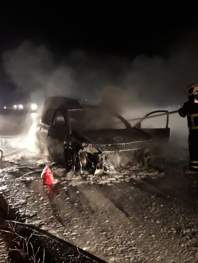 Urfa'da Seyir Halindeki Otomobil Alev Topuna Döndü