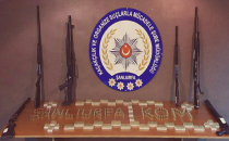 Urfa'da silah bayilerine operasyon, 5 gözaltı