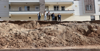 Urfa'da Sızan Su Duvarları Yıktı