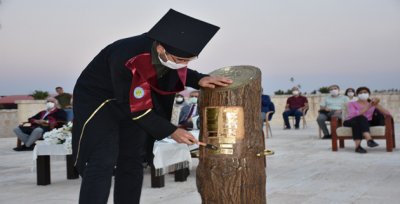 Urfa'da tıp öğrencileri mezun oldu