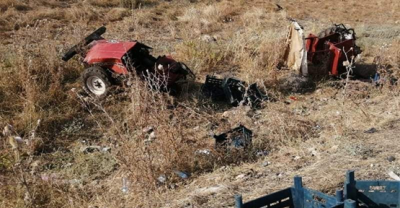 Urfa'da TIR ile traktör çarpıştı! 1 yaralı
