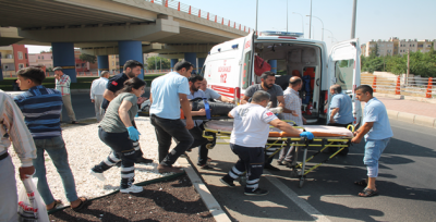 Urfa'da Trafik Kazası, 2 Yaralı