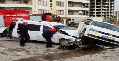 Urfa'da trafik kazası, 1 yaralı