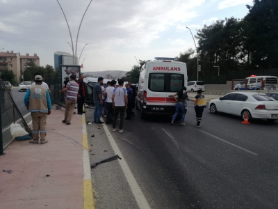 Urfa'da Trafik Kazası, 2 yaralı