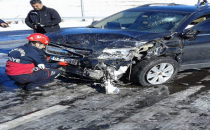 Urfa'da trafik kazası, 3 yaralı