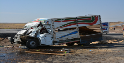 Urfa'da trafik kazası, 3 yaralı, 5 koyun telef oldu