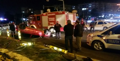 Urfa'da trafik kazası, 1 yaralı