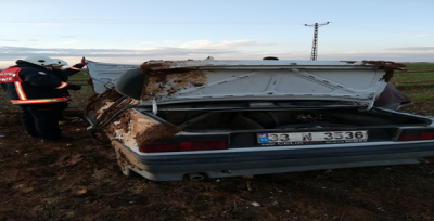 Urfa'da Trafik Kazası,2 Yaralı
