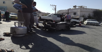 Urfa'da Tüp Servisine Giden Genç Kaza Yaptı!