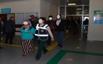 Urfa'da vahşi işlenen cinayet zanlıları adliye'de