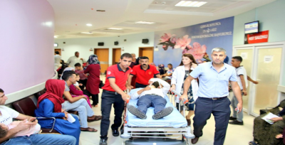 Urfa'da Yangın Tatbikatı