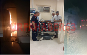 Urfa'da yangını söndürmeye giden itfaiye'ye silahlı saldırı