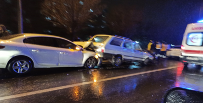 Urfa'da zincirleme kaza 