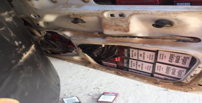 Urfa'da zulalanmış kaçak sigara ele geçirildi