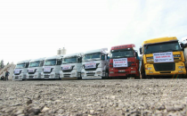 Urfa'dan Suriye 10 Tır Yardım malzemesi gönderildi