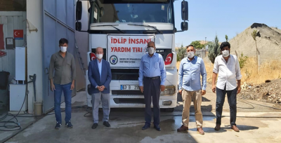 Urfa'dan Suriye'nin İdlib bölgesine gönderildi