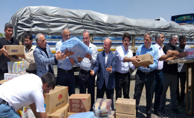 Urfa'dan Suriye'ye7 Tır İnsanı Yardım Gönderildi