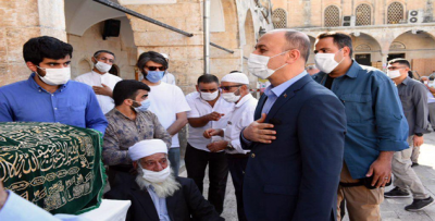 Urfalı alim Molla Yazar özel izinle dergah camisinde defin edildi