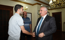 Urfalı Gazi Vali Tuna'yla Görüştü