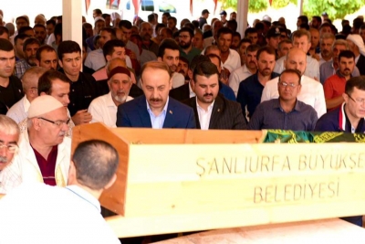 Urfalı Şehidin Babası Son Yolculuğuna Uğurlandı