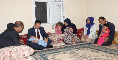 Urfalı şehidin çocuğu oldu