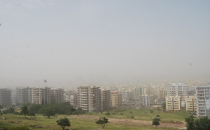 Urfa'ya toprak yağıyor