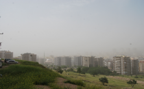 Urfa'yı toz bulutu kapladı