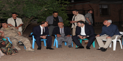 Vali Erin, Acılı Aileye Başsağlığı Diledi