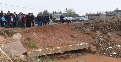 Vali Erin, Akçakale'de Selden Etkilenen Vatandaşları Ziyaret Etti