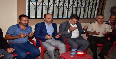 Vali Erin Akın'ın Ailesine Taziye Ziyaretinde Bulundu. 