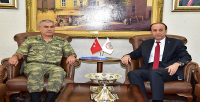 Vali Erin, Albay Öztürk'ü Kabul Etti