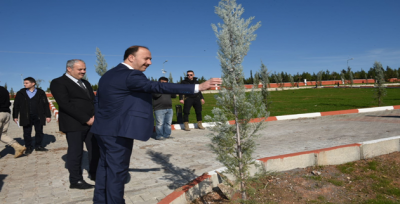 Vali Erin, AMATEM ve Şehitlikte İncelemelerde Bulundu