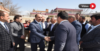 Vali Erin Bozova'da İncelemelerde Bulundu