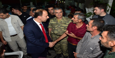 Vali Erin Devteşti Mahallesinde Halkla Buluştu