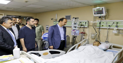 Vali Erin, Halfeti'de Yaralanan Askerleri Ziyaret Etti