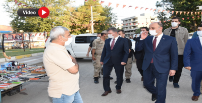 Vali Erin, Hilvan'da Denetimlere Katıldı