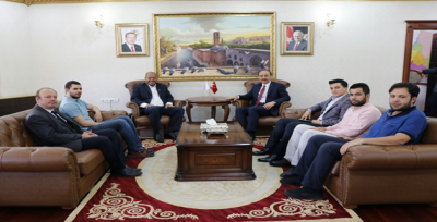 Vali Erin, Katar Hayır Derneğini Kabul Etti