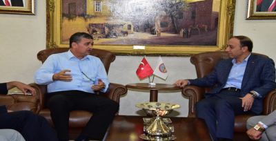 Vali Erin Komisyon Başkanı Güvenç'i Ağırladı