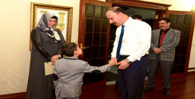  Vali Erin Makamında Ağırladı